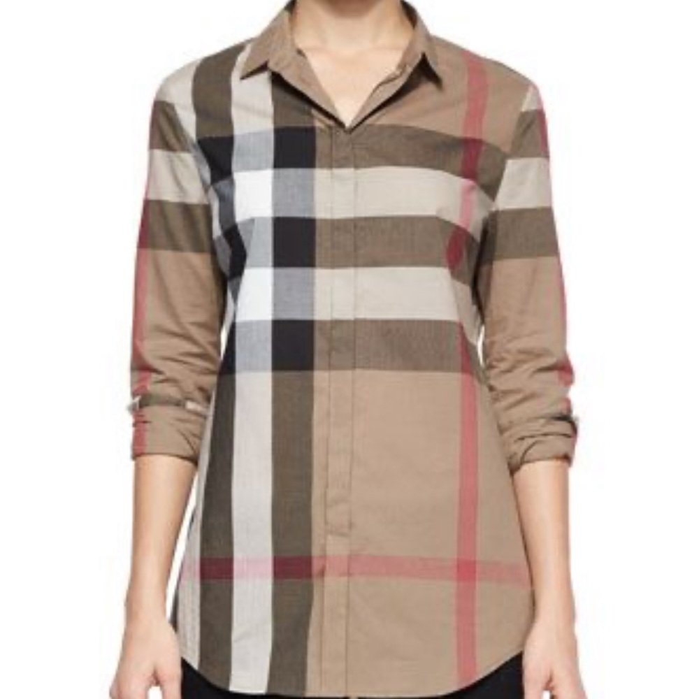 NWOT Burberry Women’s Cotton Shirt Blouse